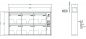 Preview: RENZ Briefkastenanlage Aufputz RS2000 Kastenformat 370x330x145mm, mit Klingel - & Lichttaster und Vorbereitung Gegensprechanlage, 6-teilig, Renz Nummer 10-0-35936